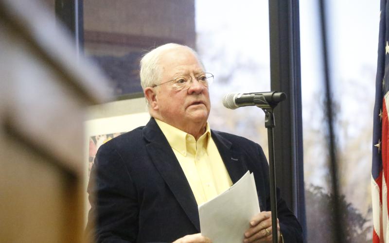 David Chandler, the president of the Lake City Chapter of the Sons of the American Revolution, said the patriotism on display for the country’s semiquincentennial is ‘incredible.’ (JAMIE WACHTER/Lake City Reporter)