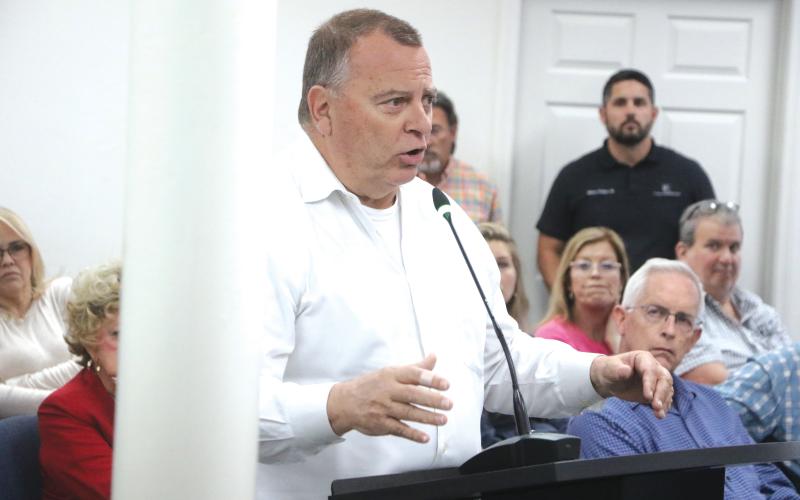 Lake City Police Chief Gerald Butler said he and his department are already thinking ahead to next year’s Easter celebration to further enhance security following the deployment of pepper balls against crowds on Sunday. (MORGAN MCMULLEN/Lake City Reporter)
