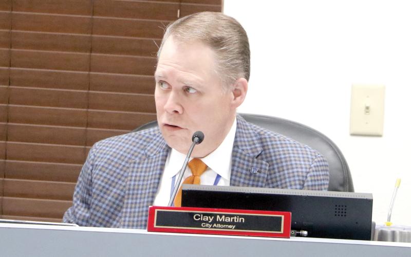 Lake City Attorney Clay Martin said county officials approached the city about a potential purchase of the wastewater treatment plant at the North Florida Mega Industrial Park. (MORGAN MCMULLEN/Lake City Reporter)