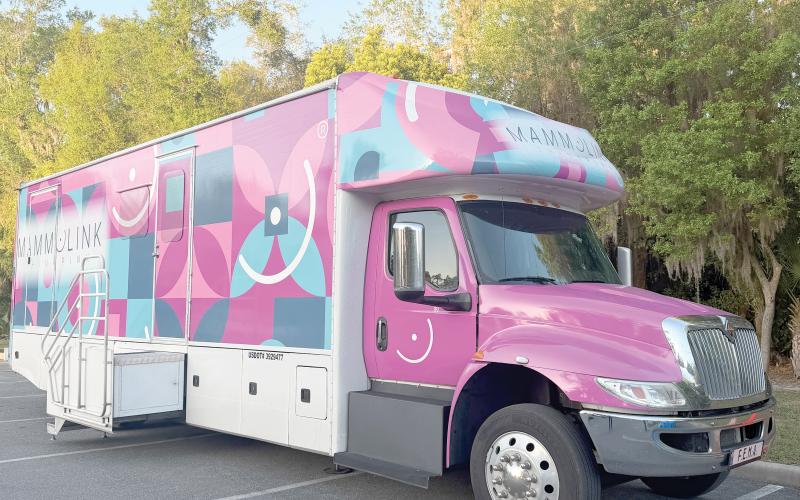 Mammolink 3D Mobile Mammography will have its Mammobus at Palms Medical Group in Branford on Friday. (COURTESY)