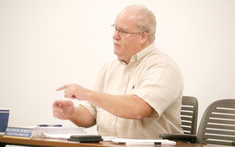 North Florida Water Utilities Authority Executive Director Shannon Roberts said some of the firms put on continuining services contracts may have specific areas of expertise that will make them the right choice for certain projects moving forward. (JAMIE WACHTER/Lake City Reporter)