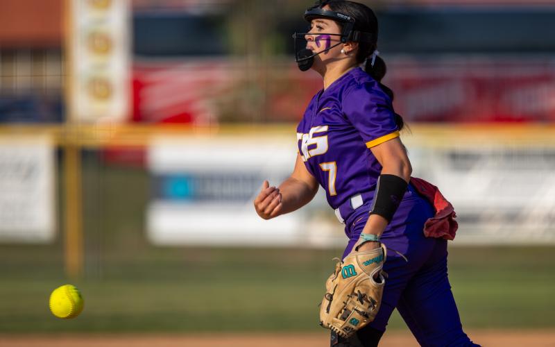 Columbia pitcher Kinley King struck out all nine Escambia batters she faced during the Tigers' 14-0 win in Wednesday's Region 1-4A quarterfinal. (JACK HOWDESHELL/Lake City Reporter)