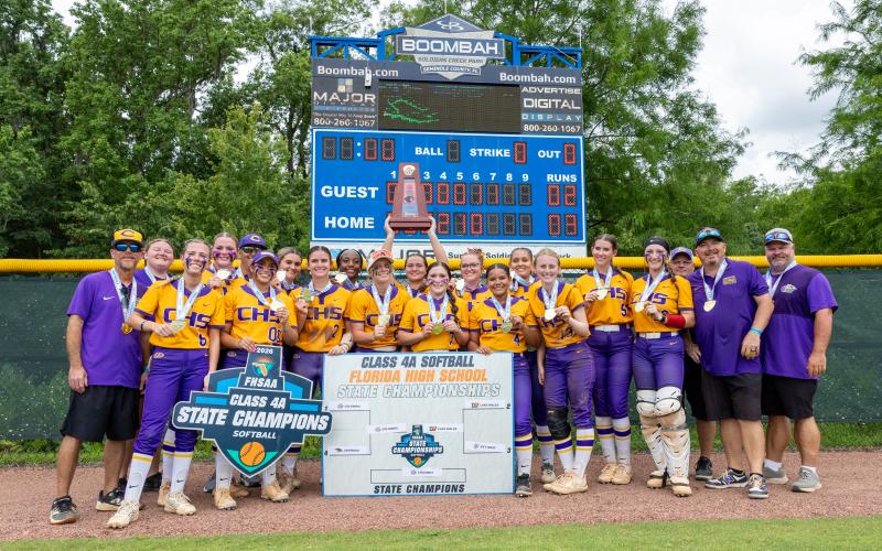 Columbia defeated Lake Wales 3-2 to win the Class 4A state championship on Saturday. (JACK HOWDESHELL/Lake City Reporter)