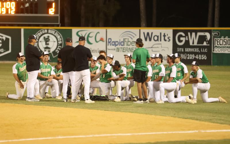 Suwannee was swept by South Walton again in the Region 1-3A finals on Friday, losing 2-1 in Game 1 and 10-0 in Game 2. (PAUL BUCHANAN/Lake City Reporter)