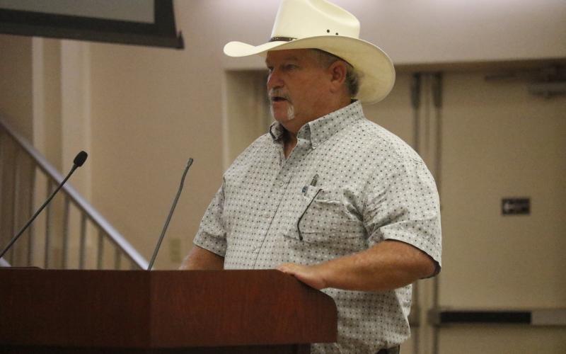 Clint Pittman resigned as Columbia County’s landscape and parks director Thursday after concerns over his running for county commissioner. (JAMIE WACHTER/Lake City Reporter)