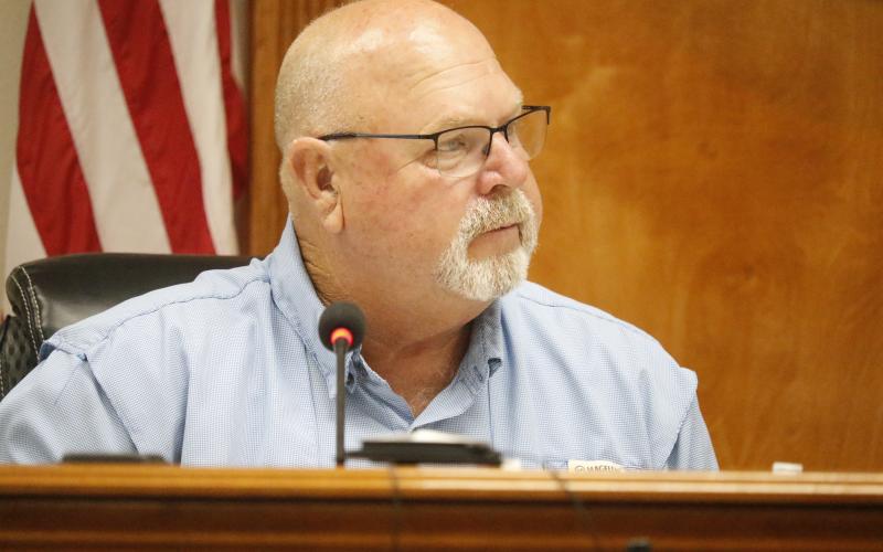 North Florida Water Utilities Authority Chairman Rocky Ford said he felt the sale of the sewer plant to the City of Lake City by Columbia County made the whole county look bad. (JAMIE WACHTER/Lake City Reporter)