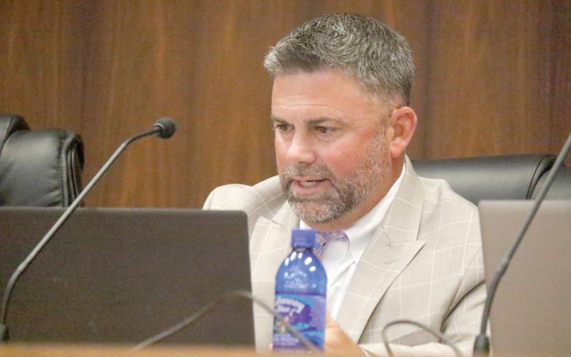 Live Oak City Council President Matt Campell said the board had its ‘hands’ tied on the planning and zoning appeal for three duplexes on Ohio Avenue. (JAMIE WACHTER/Lake City Reporter)