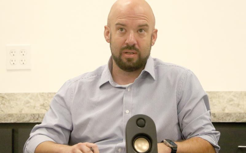 Lake Shore Hospital Authority Trustee Brandon Beil was not supported in his push to have the taxing district stop levying taxes. (FILE)