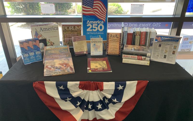 The Suwannee River Regional Library received a $6,000 grant from Florida Humanities to purchase books promoting the semiquincentennial and America’s history for its nine branches in three counties. (COURTESY)