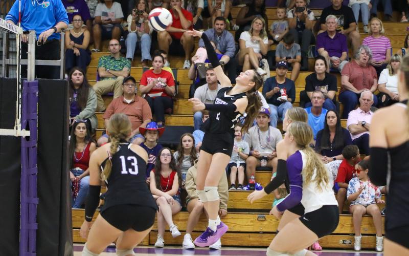 Columbia hitter Elinor Kirsch fires a shot against Suwannee last season. (FILE)