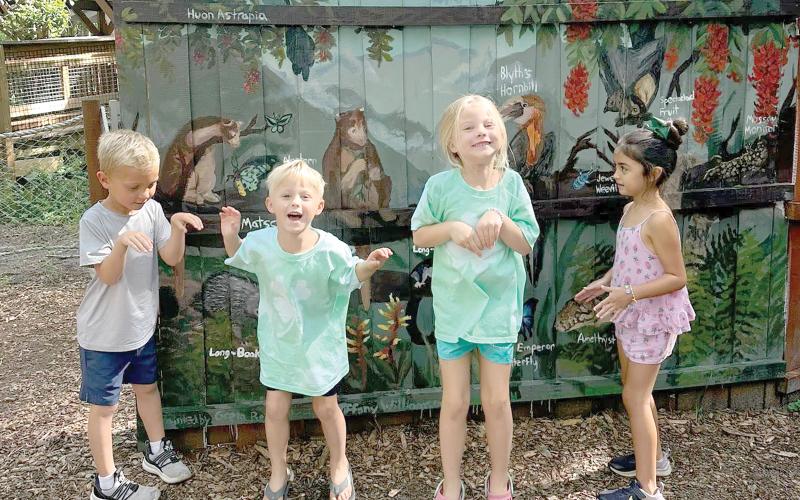 The Cloverbuds also enjoyed a trip to the Santa Fe Zoo as part of their three-day summer camp, observing animals from around the world. (COURTESY LAFAYETTE COUNTY 4-H)