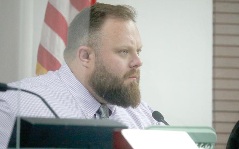 Lake City Councilman James Carter said not supporting the resolution to place a non-binding straw poll on the November ballot about the Flock cameras was saying that the council didn’t want to know what the residents think about the issue. (JAMIE WACHTER/Lake City Reporter)