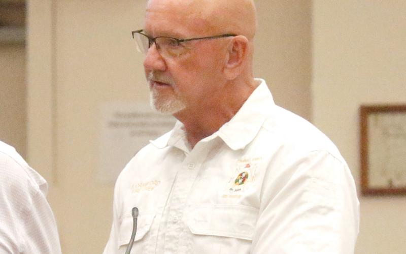 Columbia County Fire Chief Jeff Crawford said it takes time to build an EMS service right but said he just needs the ‘100% commitment’ from the County Commission to do so. (JAMIE WACHTER/Lake City Reporter)