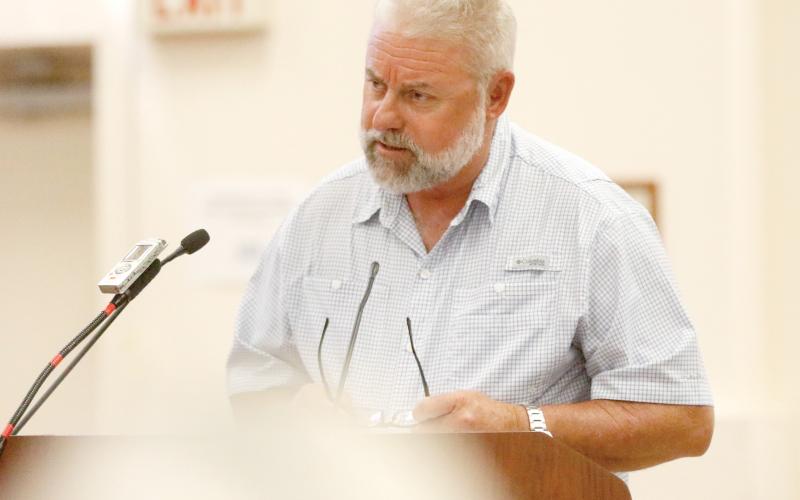 Assistant County Manager Kevin Kirby said with big-dollar items as part of the planned capital projects for next fiscal year, there aren’t as many projects that can be finished. (JAMIE WACHTER/Lake City Reporter)