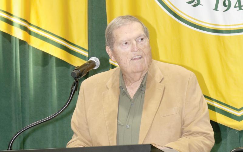Gerald Dopson, the former city manager of Macclenny, was honored Wednesday by the Foundation for Florida Gateway College as the Friend of the Foundation. (TONY BRITT/Lake City Reporter)