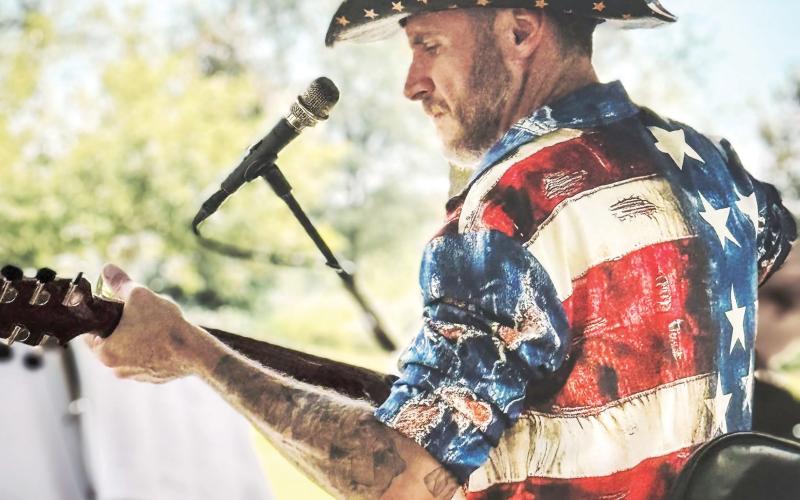 Steven Knotts, who was wounded in Baghdad while serving in the U.S. Army, will play Friday night at the Spirit of the Suwannee Music Park. (COURTESY)