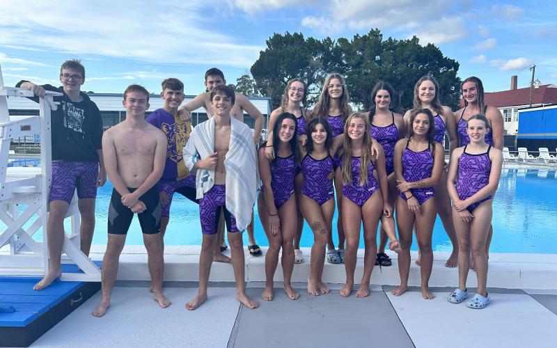 Last season's Columbia swim team. (FILE)