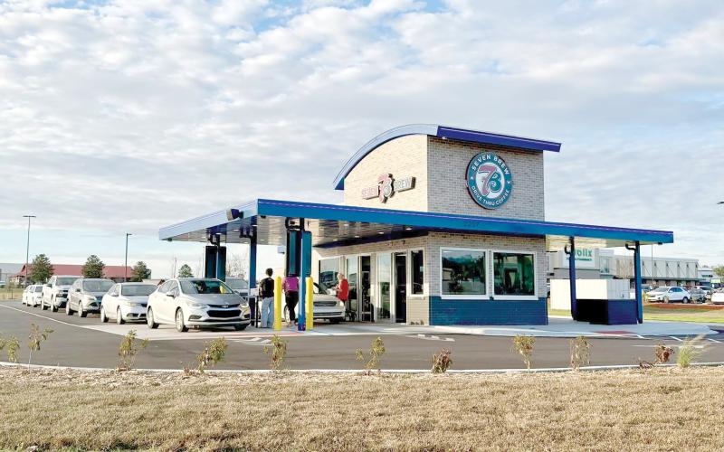 7 Brew opened a Live Oak location late last year. Construction is currently underway for a Lake City site in the Gleason Place shopping center along U.S. Highway 90. (COURTESY)