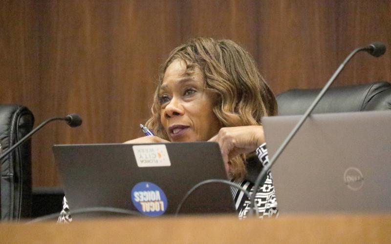 Live Oak City Council President Vanessa Brown Robinson said if the city was going to create an assistant city manager position it should be a full-time real position. (JAMIE WACHTER/Lake City Reporter)