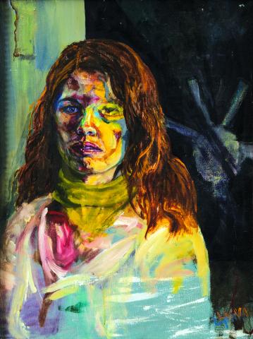 “Schizo,” the painting. (COURTESY)