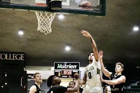 FGC guard Diamond Smith scores a layup against Pasco-Hernando on Saturday. (JORDAN KROEGER/Lake City Reporter)