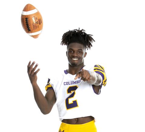 Columbia receiver Marquez Bell is the LCR’S Offensive Player of the Year. (JEN CHASTEEN/Special to the Reporter)
