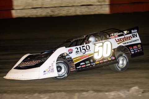 Shannon Buckingham and his #50 care will be racing against more than 40 others Sunday for the $10,000 top prize at All-Tech Raceway. (HEATH LAWSON/Special to the Reporter)