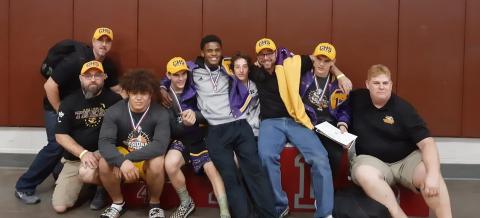Columbia will send five wrestlers to the Class 2A state meet next weekend. (COURTESY)