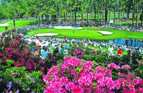 The Masters Tournament, held every April at Augusta National Golf Club, will be postponed this year because of the coronavirus outbreak. (TIM DOMINICK/Associated Press)