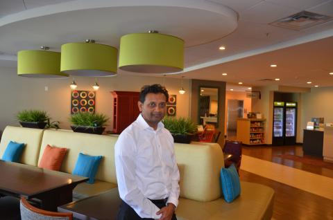 Lake City hotelier Nick Patel is pictured at one of his properties Thursday. (CARL MCKINNEY/Lake City Reporter)