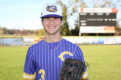 Columbia outfielder Hunter Thomas was hitting .211 with two RBIs and five runs scored when his senior season was canceled due to covid-19. (MANDI SLOAN/Special to the Reporter)