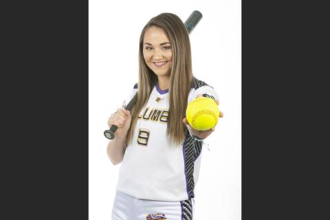 Columbia softball player Lucy Giebeig was hitting .520 with team-highs of 14 RBIs and four triples, in addition to 10 runs scored, when her senior season was cut short due to covid-19. (JEN CHASTEEN/Special to the Reporter)