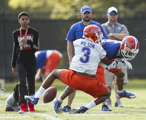 The Florida Gators will resume voluntary practices next month.(TAMPA BAY TIMES/TNS)