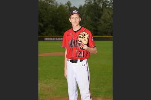 Fort White first baseman Andrew Faul had a perfect fielding percentage when his senior season was cut short due to covid-19. (COURTESY)