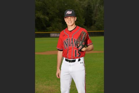 Fort White outfielder Jordan Feagle was hitting .294 with four RBIs, a home run, a double and four runs scored when his senior season was cut short due to covid-19. (COURTESY)