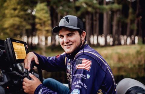 Columbia High Bassmaster Jackson Swisher. (COURTESY)
