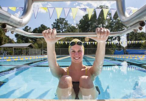 Hannah Burns was a five-time state champion at Columbia. (FILE)