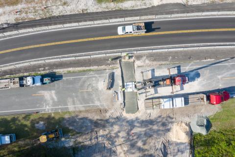 ork continues on the county’s project to construct a rail spur at North Florida Mega Industrial Park. Years in the making, work on the project began in February. (RAY CARPENTER PHOTOGRAPHY)