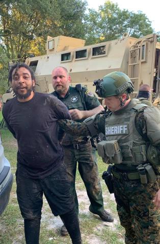 Anthony Riley was arrested Monday by members of the Suwanee County Sheriff’s Office SWAT team after he was found hiding beneath a house. (Courtesy Suwannee County Sheriff's Office)