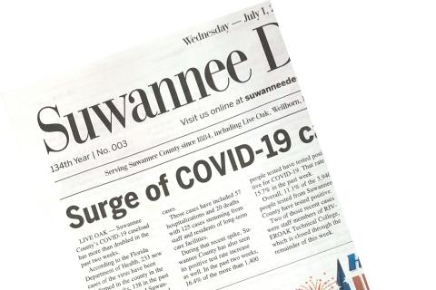The final issue of the Suwannee Democrat was published Wednesday.