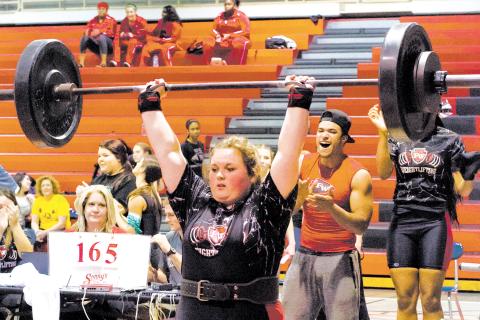 Kacey Carter was a three-time state qualifier at Fort White, winning the title in the unlimited class as a sophomore. (FILE)