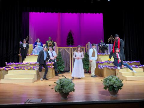 The cast and crew of ‘Twelfth Night,’ which is presented this week by Florida Gateway College, includes 22 students and community members. (Courtesy Florida Gateway College)