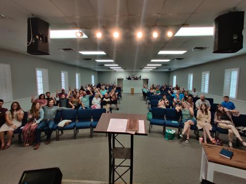 A recent growth spurt meant Church On The Way had outgrown its current facility with social distancing in place. (COURTESY)