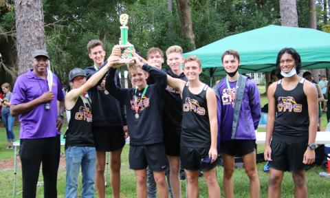 Columbia’s boys cross country team took home first place on Saturday at the Suwannee County Invitational, placing five runners in the top 10.