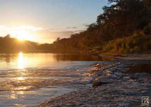 Michael Heston, featured artist of the Art League of North Florida, enjoys the outdoors and highlights that in his photography such as ‘Little River Sunset.’ (COURTESY)
