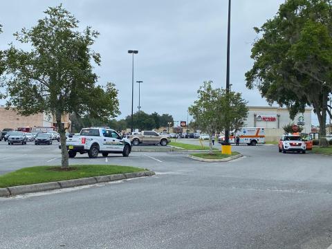 The Lake City Mall was evacuated Sunday after a suspicious object was found with wires hanging out of it. It was later determined the object was a sub sandwich. (COURTESY)