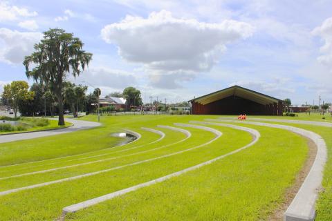 The development of Wilson Park in downtown Lake City, including completion of the ampitheater and the addition of a fountain on Lake DeSoto, was prioritized for grant funding by the city council Monday night over housing needs. (FILE)