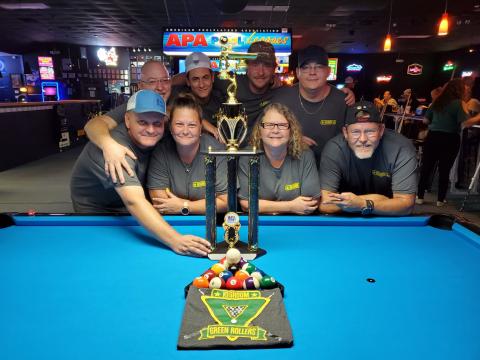 Lake City’s own Kegroom Green Rollers will compete at the 2020 APA World Pool Championships next year in Las Vegas. (COURTESY)
