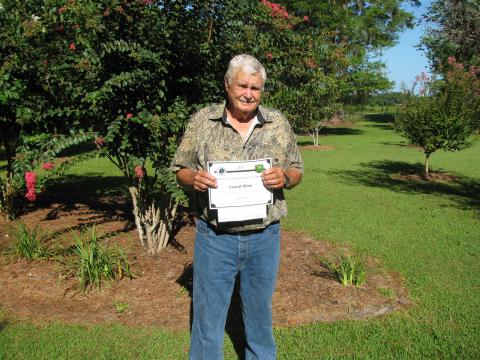 Everal Allen was honored by the Florida Forest Service for his forest management practices, public outreach and conservation efforts. (COURTESY)
