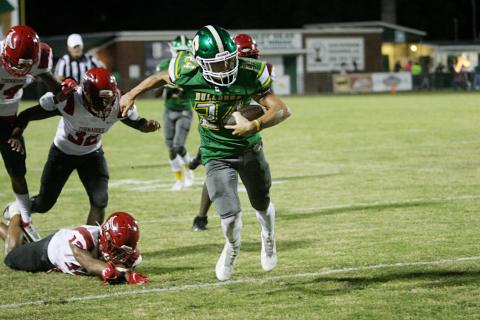 Suwannee wide receiver Camdon Frier played in the Football University Freshman All-American Bowl earlier this week, catching a touchdown pass and earning an invite to FBU’s national combine for sophomores. (PAUL BUCHANAN/Special to the Reporter)